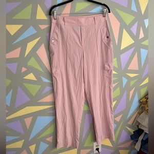 Athleta pink full length pants, size 12.  EUC. Like new
